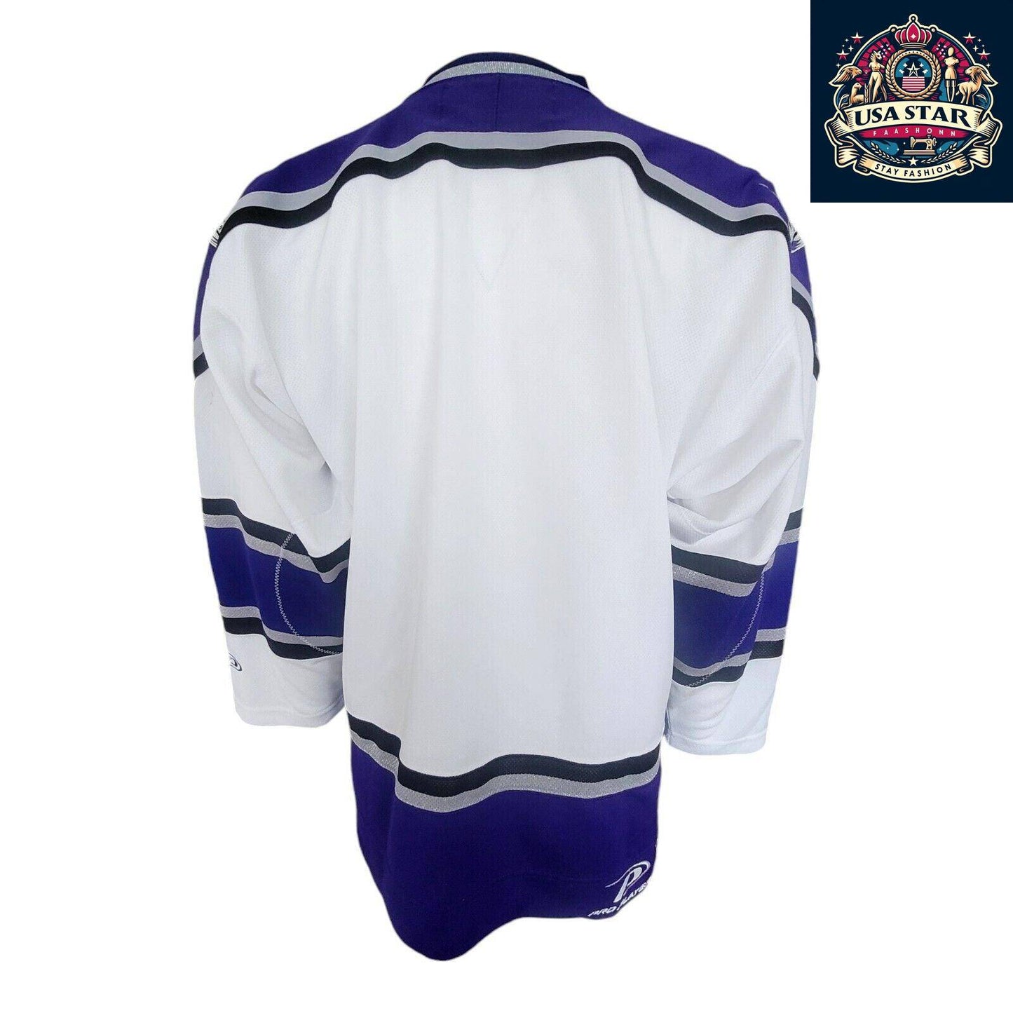 Vintage Los Angeles Kings Jersey M/M - NHL Pro Player Hockey Jersey in Black and Purple