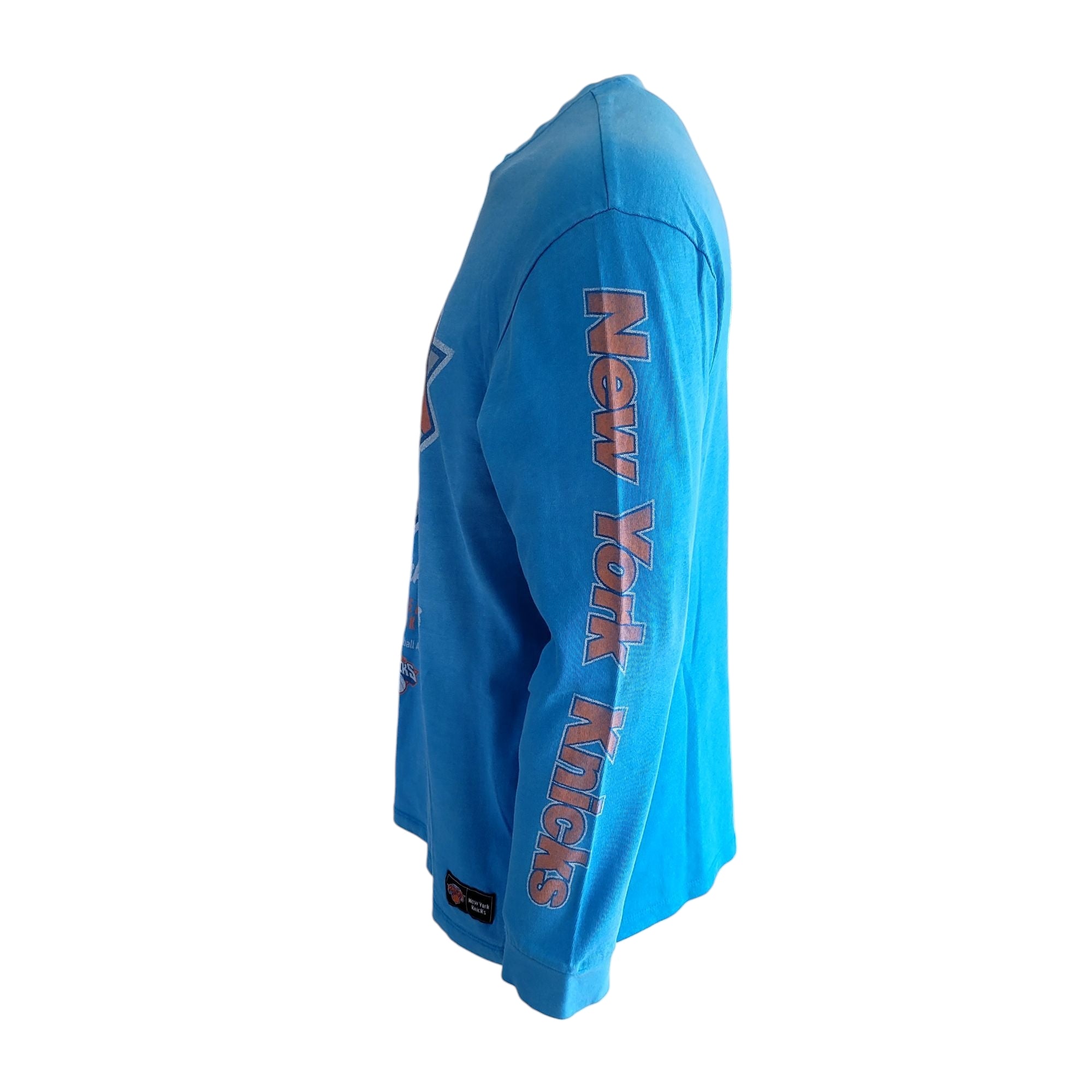 Vintage New York Knicks Long Sleeve Shirt – XL, 100% Cotton - USASTARFASHION
