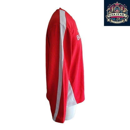 Vtg 90s Ohio State Buckeyes Football Ohio University Red Sweatshirt Size M/L - USASTARFASHION