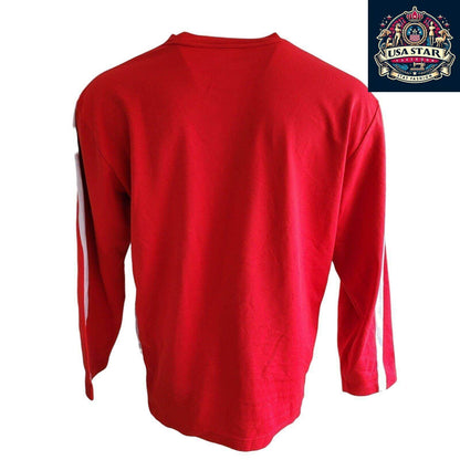 Vtg 90s Ohio State Buckeyes Football Ohio University Red Sweatshirt Size M/L - USASTARFASHION