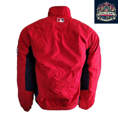 Washington Nationals Aunthentic Majestic MLB Zip Up Logo Fleece Lined Jacket S - USASTARFASHION