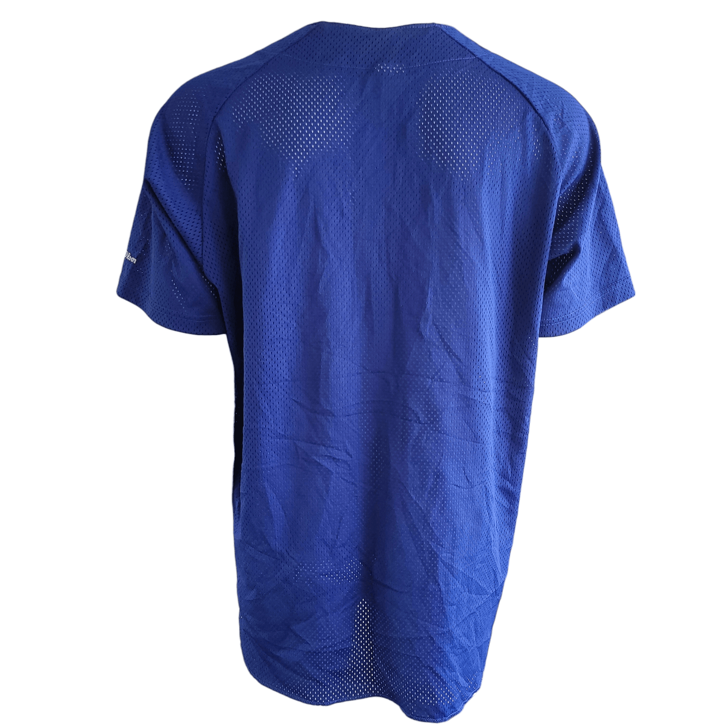 Wilson Jersey XXL - Lightweight Royal Blue Button-Up Mesh - Made in USA, Grade A Quality