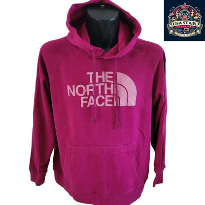 Women's North Face Hoodie XL - Cozy Fleece, Classic Logo, Versatile Style for Casual Wear - USASTARFASHION