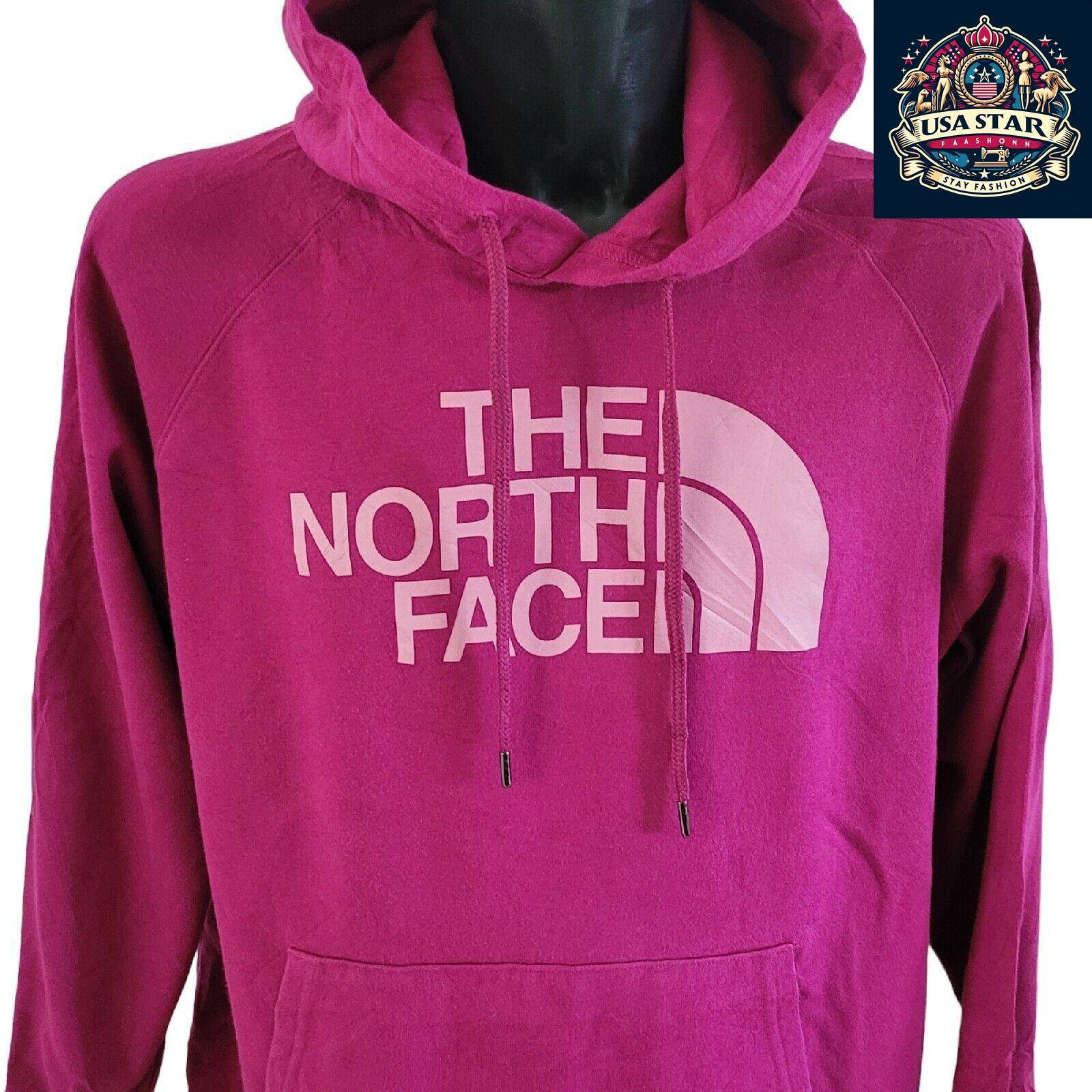 Women's North Face Hoodie XL - Cozy Fleece, Classic Logo, Versatile Style for Casual Wear USASTARFASHION