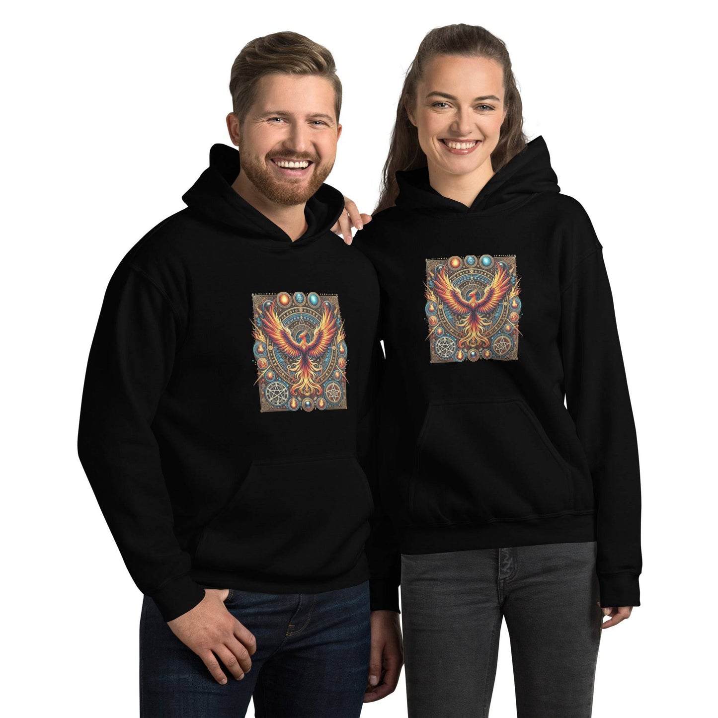 Cozy Unisex Hoodie with Double-Lined Hood, Front Pouch Pocket & Soft Touch Fabric, Sizes S-5XL